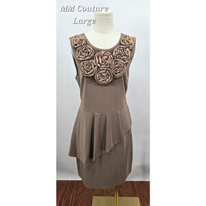 y2k Mm Couture‎ by Miss Me Mushroom Florette  Asymmetrical Dress